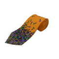 Polyester custom logo wet dyed adult neck tie
